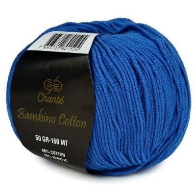 Пряжа Chante Bambino cotton (2018); Состав: 60% Хлопок, 40% Акрил; 50 г / 160 м